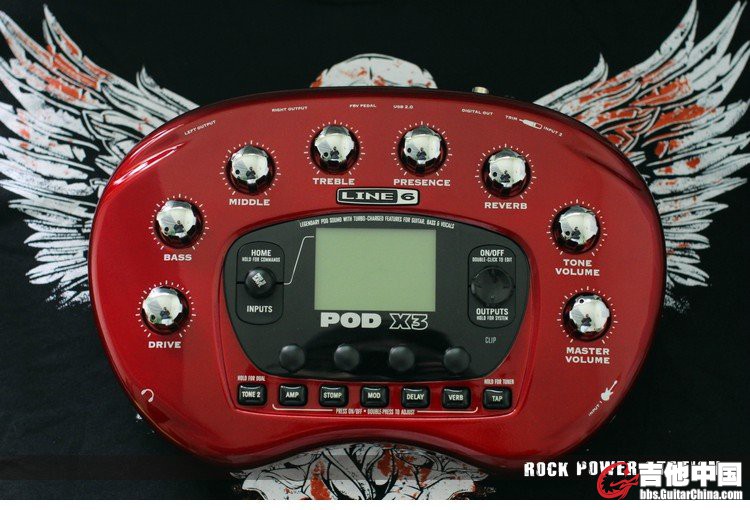 POD X3 音箱模拟吉他综合效果器 