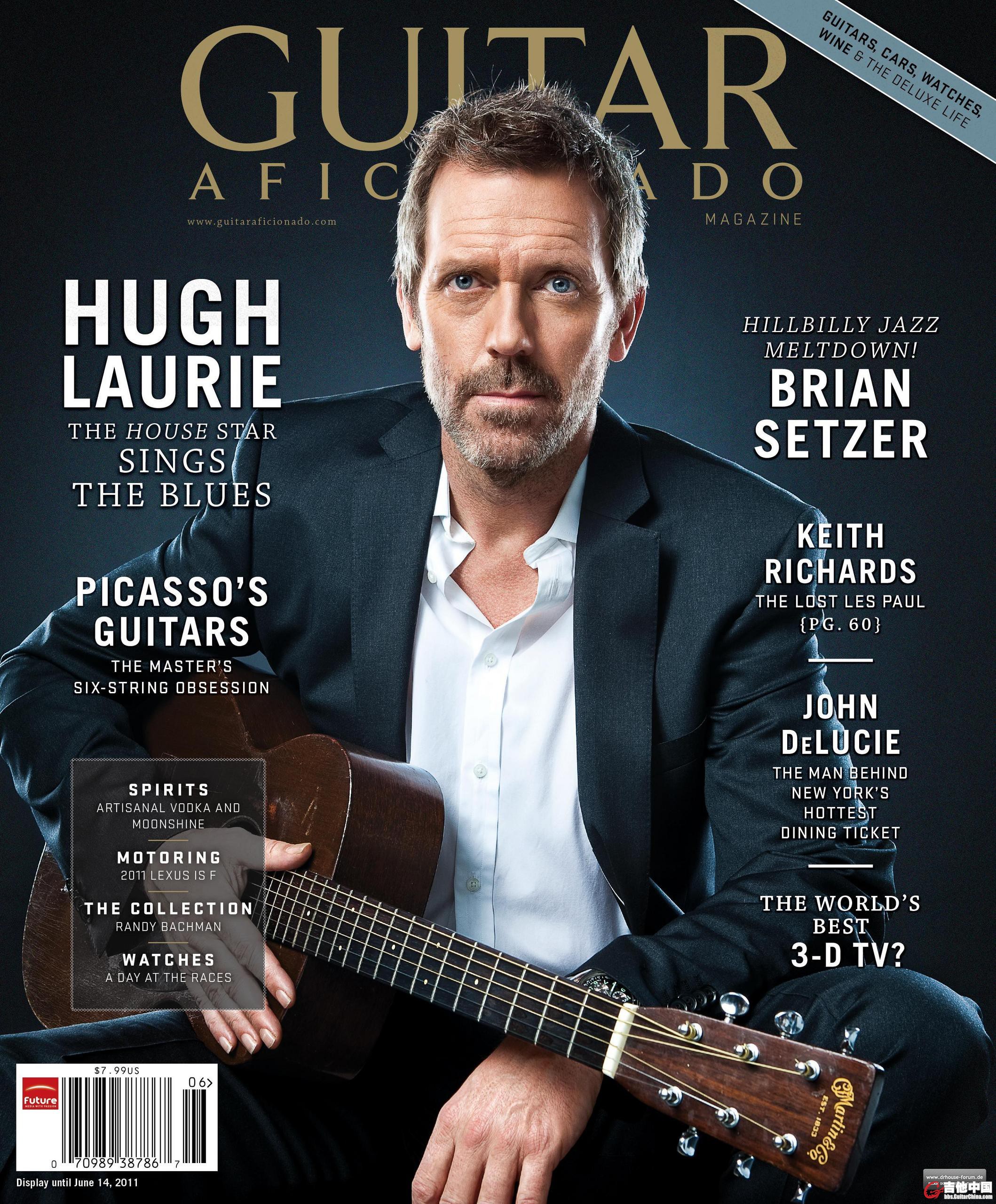 Guitar Aficionado HUGH LAURIE Keith Richards SETZER.jpg