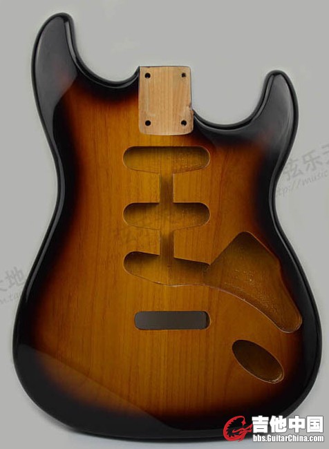 电吉他 北美赤杨木Alder Stratocaster Strat琴身琴体 2TS 日落色