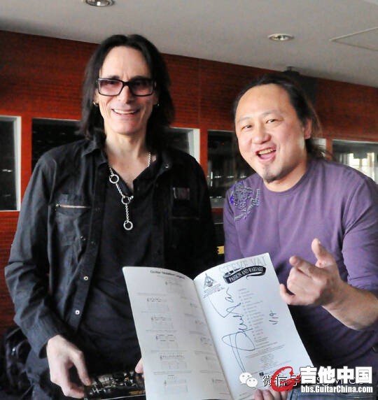 赵卫老师与Steve vai