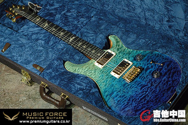 PRS Custom 24 Artist Package(Quilt) Blue Fade w/Ebony Fingerboard(2014年)