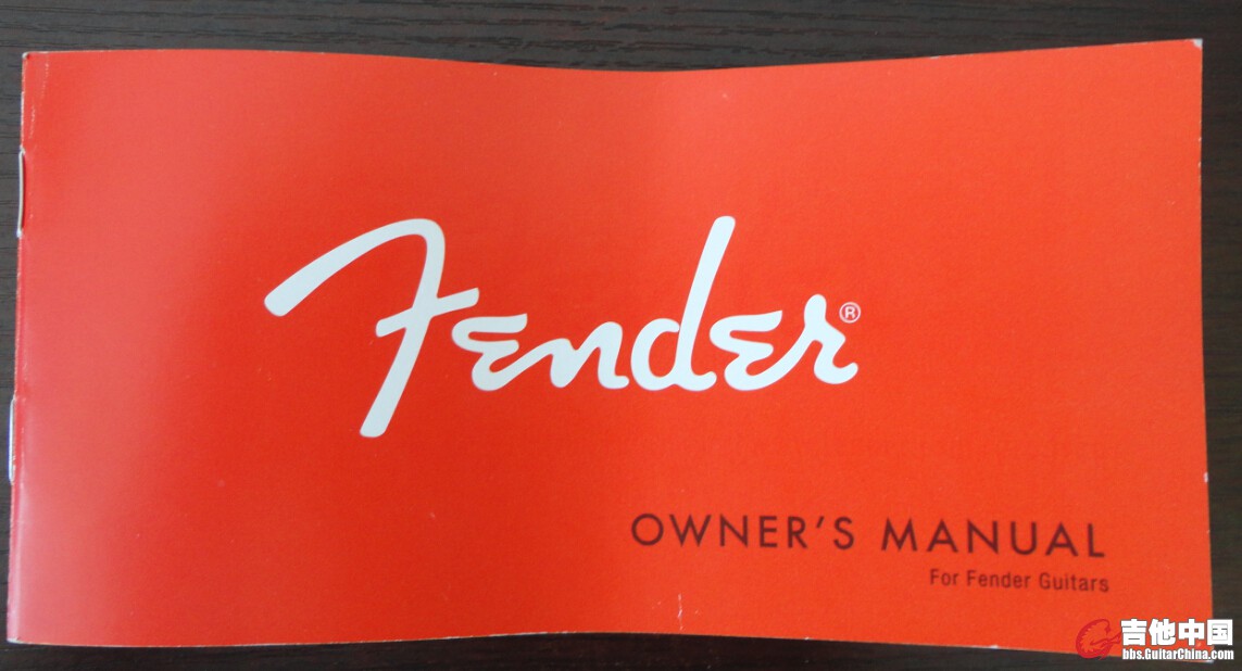 Fender Owner's Manual