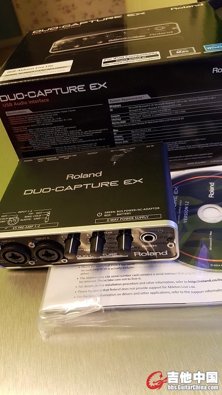 出售95新ROLAND DUO-CAPTURE EX UA22 USB/IPAD声卡- 手机版- Powered by Discuz!