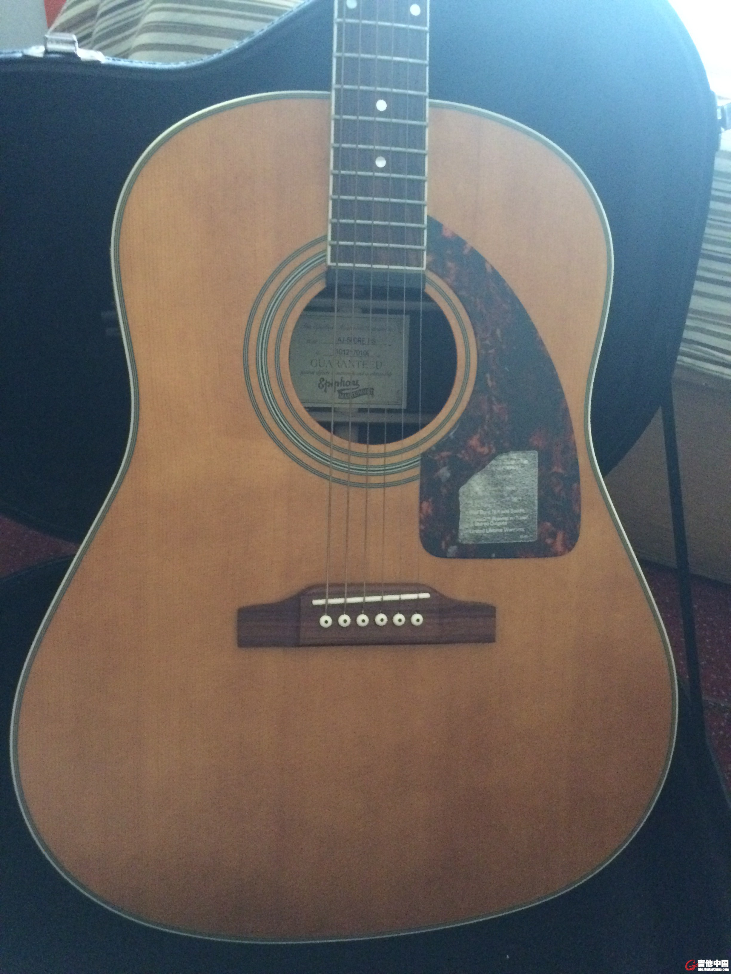 Epiphone Masterbilt AJ500RE 全单电箱吉他 琴体.JPG