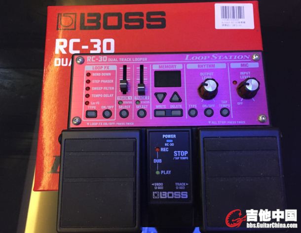 Boss RC30 Loop Station 全新 所有包装说明书齐全 1500元.JPG