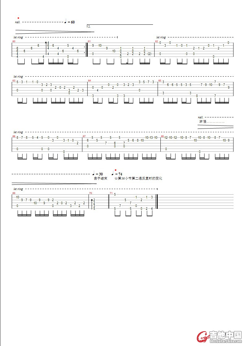 钢琴曲《星空》吉他独奏 - page 4.jpg