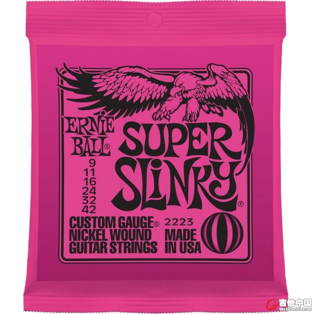 型号：Regular Slinky 2223 规格：009、011、016、024、032、042 产地：美国