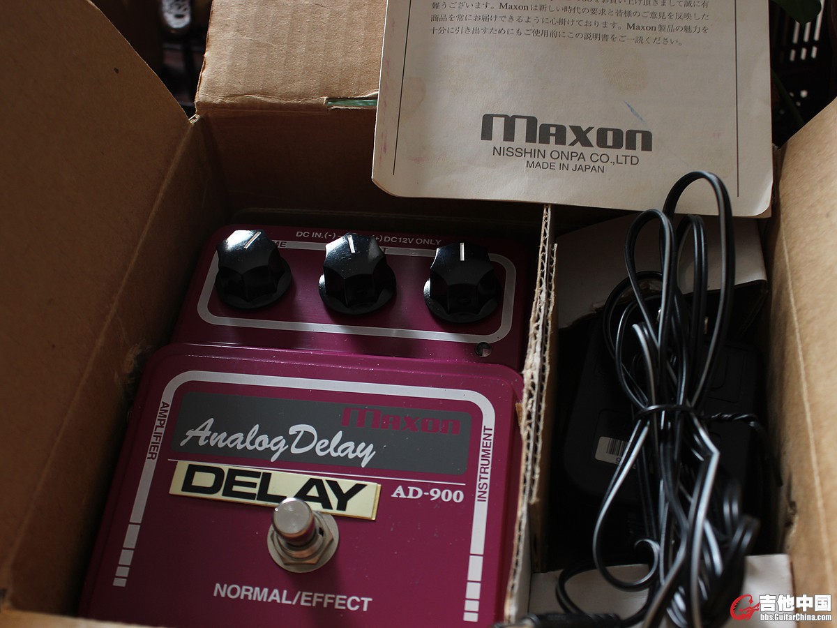 Maxon AD-900 delay 模拟延时初期双3005芯片盒说电全！ - 手机版