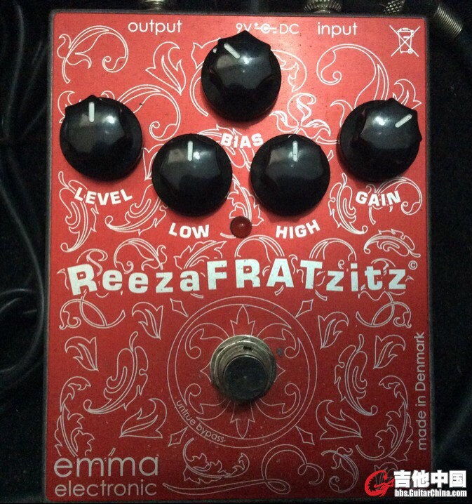 EMMA RF-2 (ReezaFRATzitz) 丹麦产红色失真单块