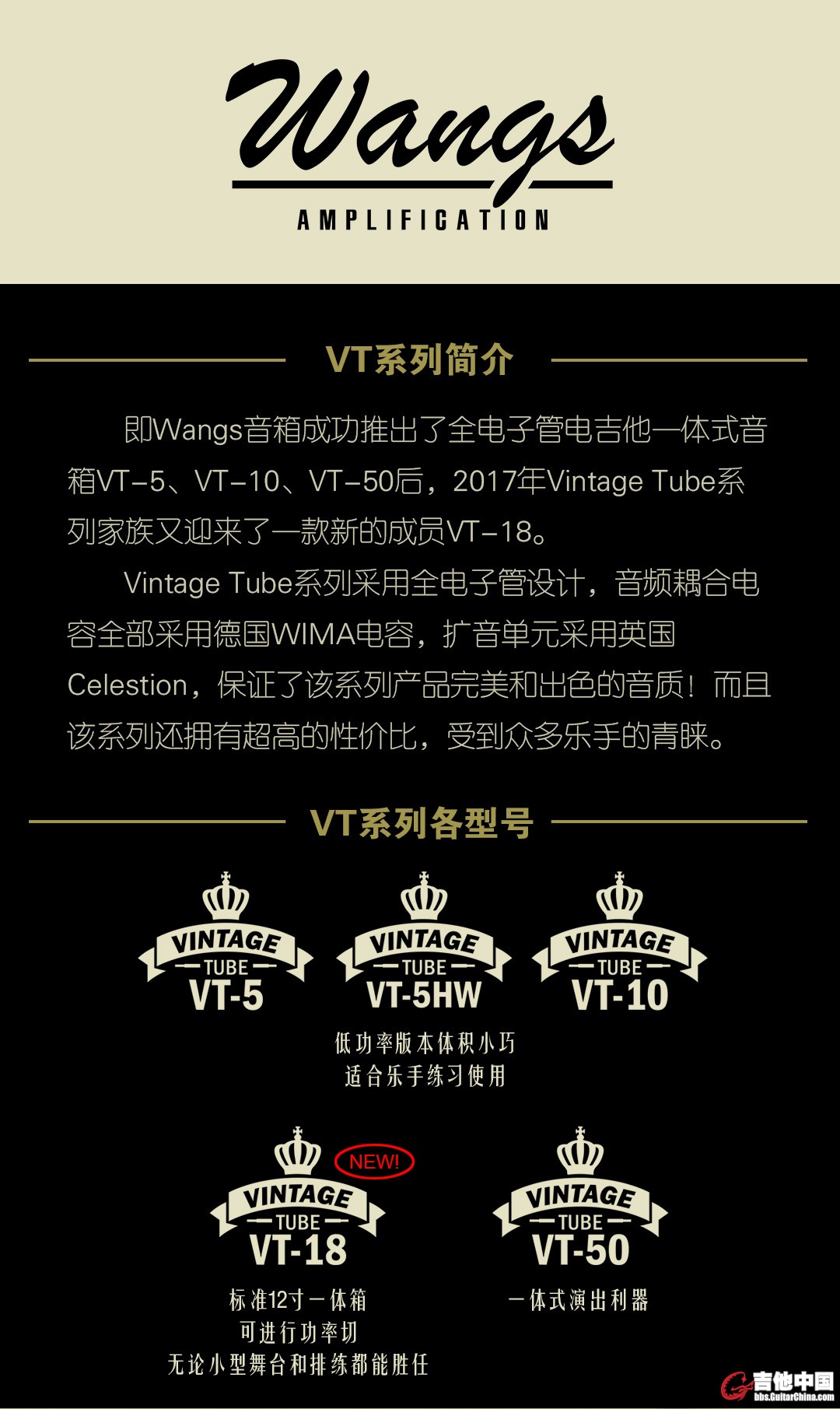 Wangs VT Combo系列音箱