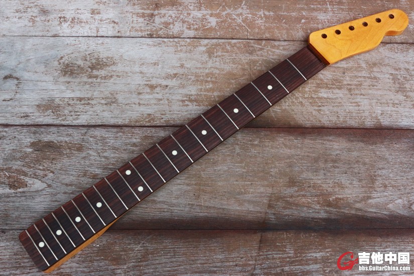 全新Allparts Fender授权 telecaster轻微虎纹做旧琴颈Relic neck