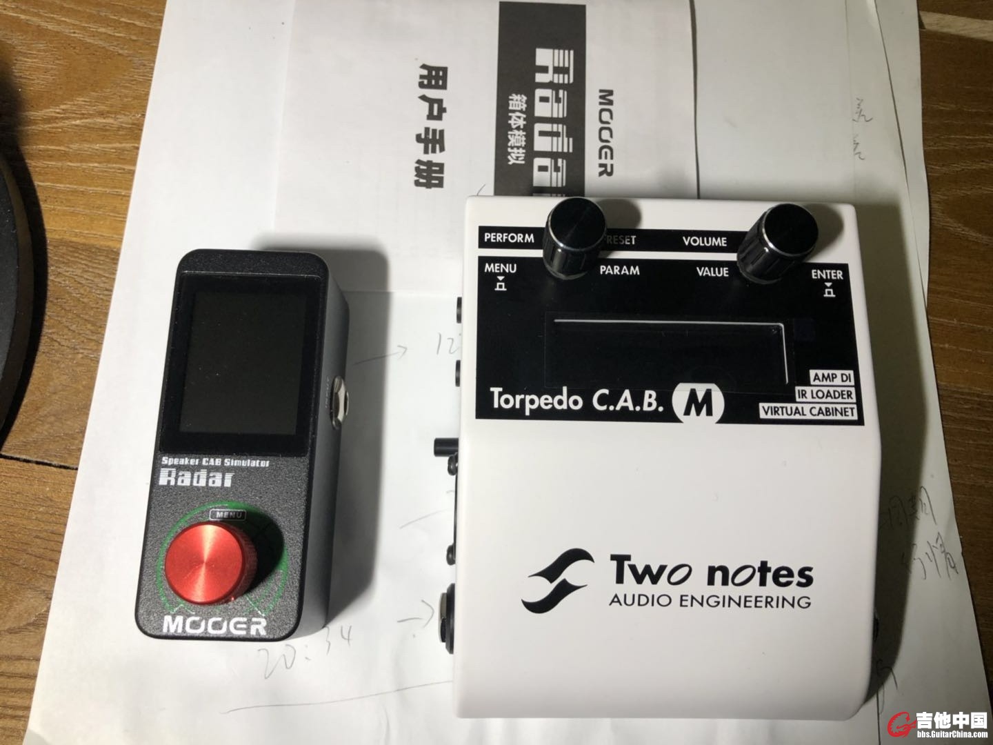 two notes cabm
