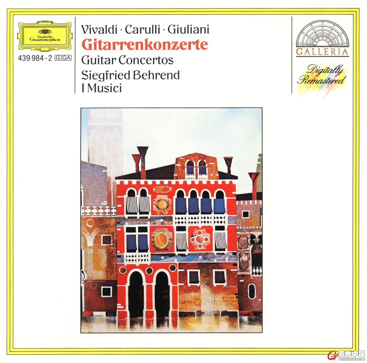 维瓦尔第Vivaldi卡露里Carulli朱利亚尼Giuliani吉他协奏曲Guitar Concertos.JPG