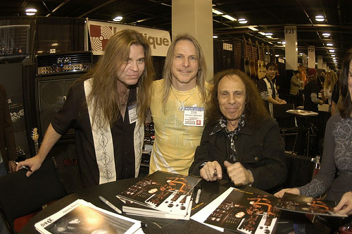 Craig Goldie, Steve Morse, and Ronnie James Dio