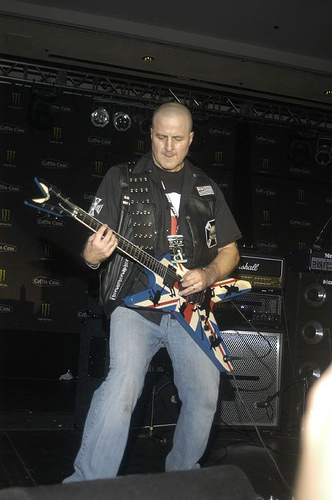 Nick Bowcott of Grim Reaper and Guitar World Magazine
