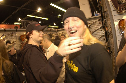 Mike Amott (Arch Enemy) and Warrel Dane (Nevermore)