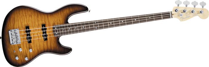 Fender Jazz Bass 24 V 4-String Bass Guitar(Tobacco Sunburst Rosewood Fretboard)