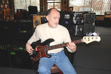 Alton Rodgers And His New Lakland Bob Glaub Signature P.jpg