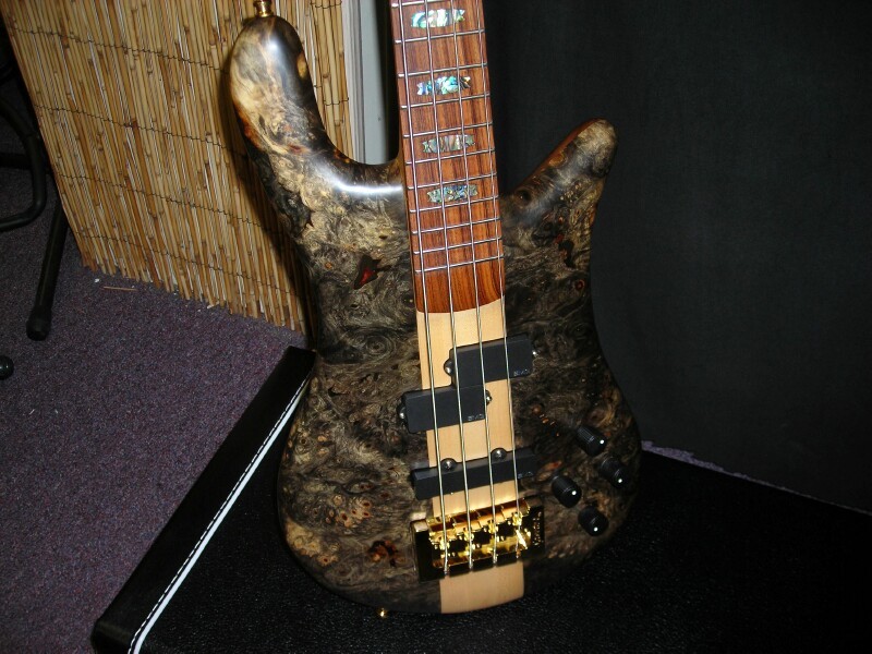 2008 Spector NS2 NS-2 Buckeye Burl Walnut Bass Guitar91.jpg