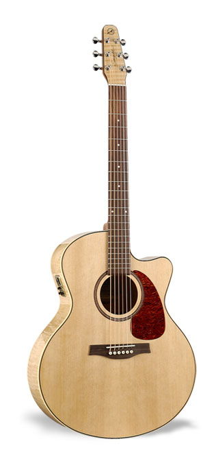 Performer Cutaway Mini Jumbo Flame Maple QI