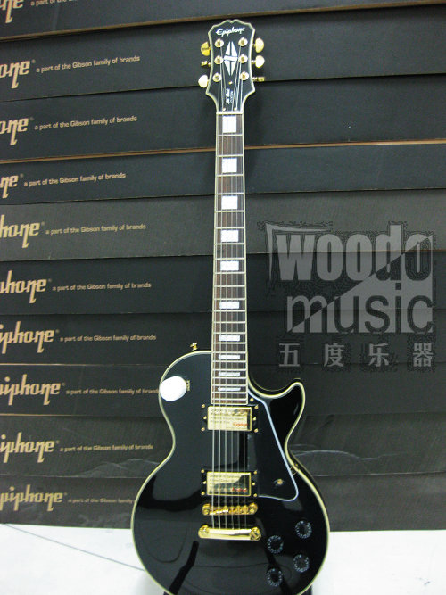 EPIPHONE LP CUSTOM 黑色金硬件 1.JPG