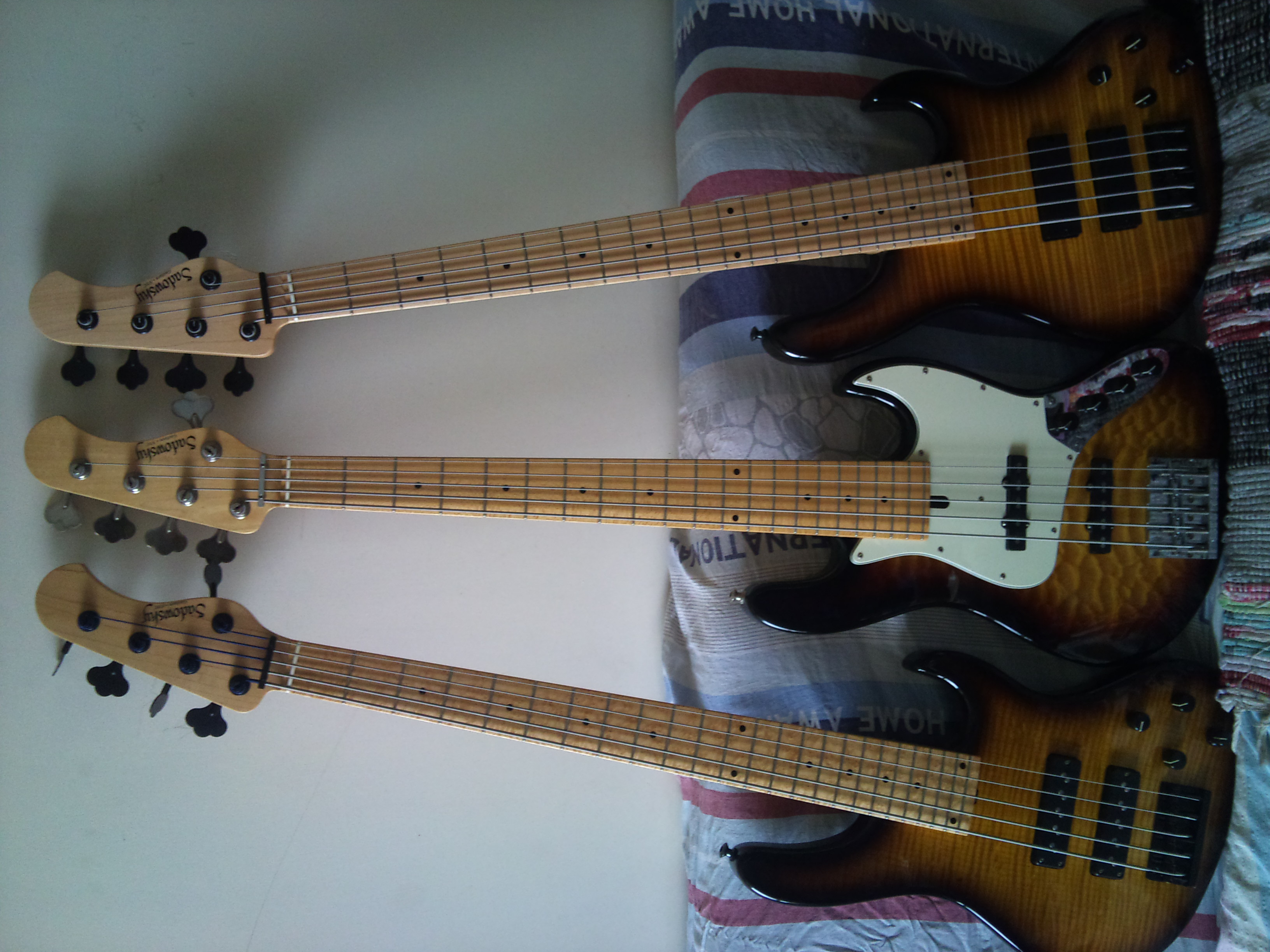 My Sadowsky basses Trio.jpg