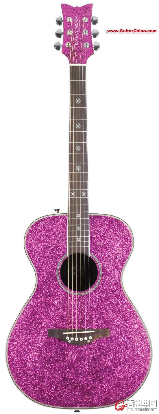 Daisy Rock Adds Pink Sparkle Finish To Pixie Acoustic Guitar Series.jpg