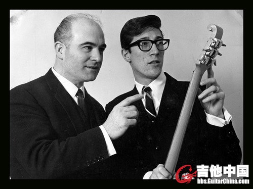 jimb burns与英国吉他大师 hank marvin 1963.jpg