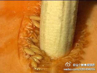 香蕉：我进来了啊。哈密瓜：恩...恩...
