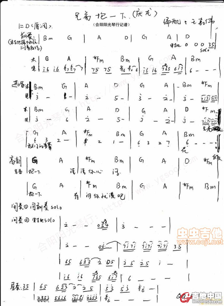 兄弟报一下 吉他谱_副本.jpg