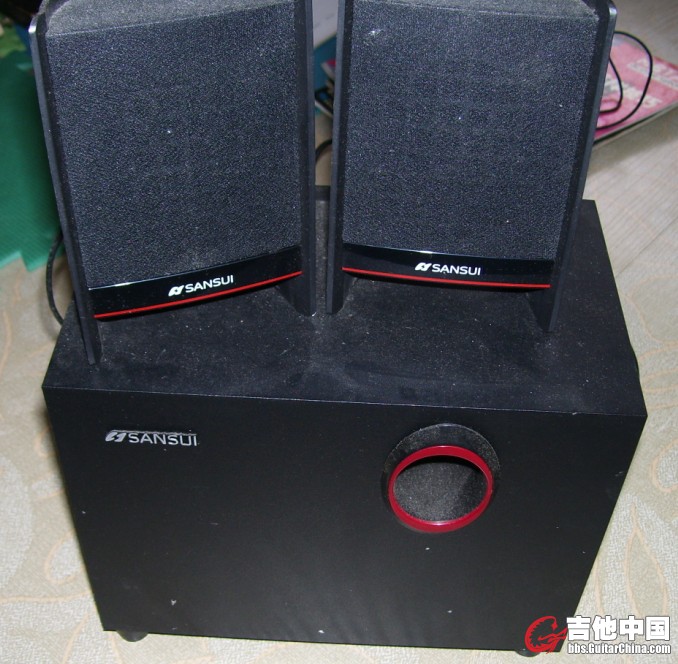 山水电脑音箱，声音不错，买来没怎么用，一直闲置，有土，50包邮！