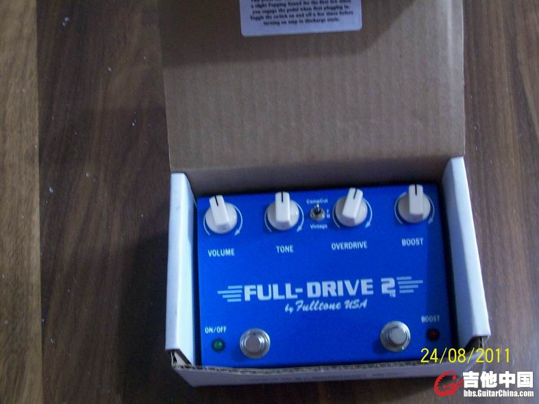 Fulltone FULL-DRIVE 2 过载 fd2效果器