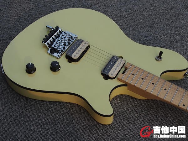 EVH 乳黄色 双摇电吉他 (4).JPG
