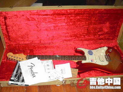 Fender 011-9100-770单单双，2013年新美豪，98新自用琴，赠送93年的Fender Custom Shop琴盒！8800包顺丰！
